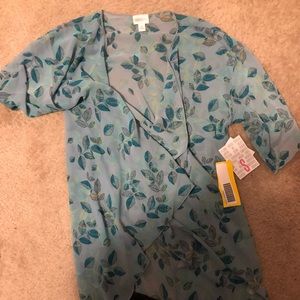NWT Blue Sheer Lularoe Monroe size Small